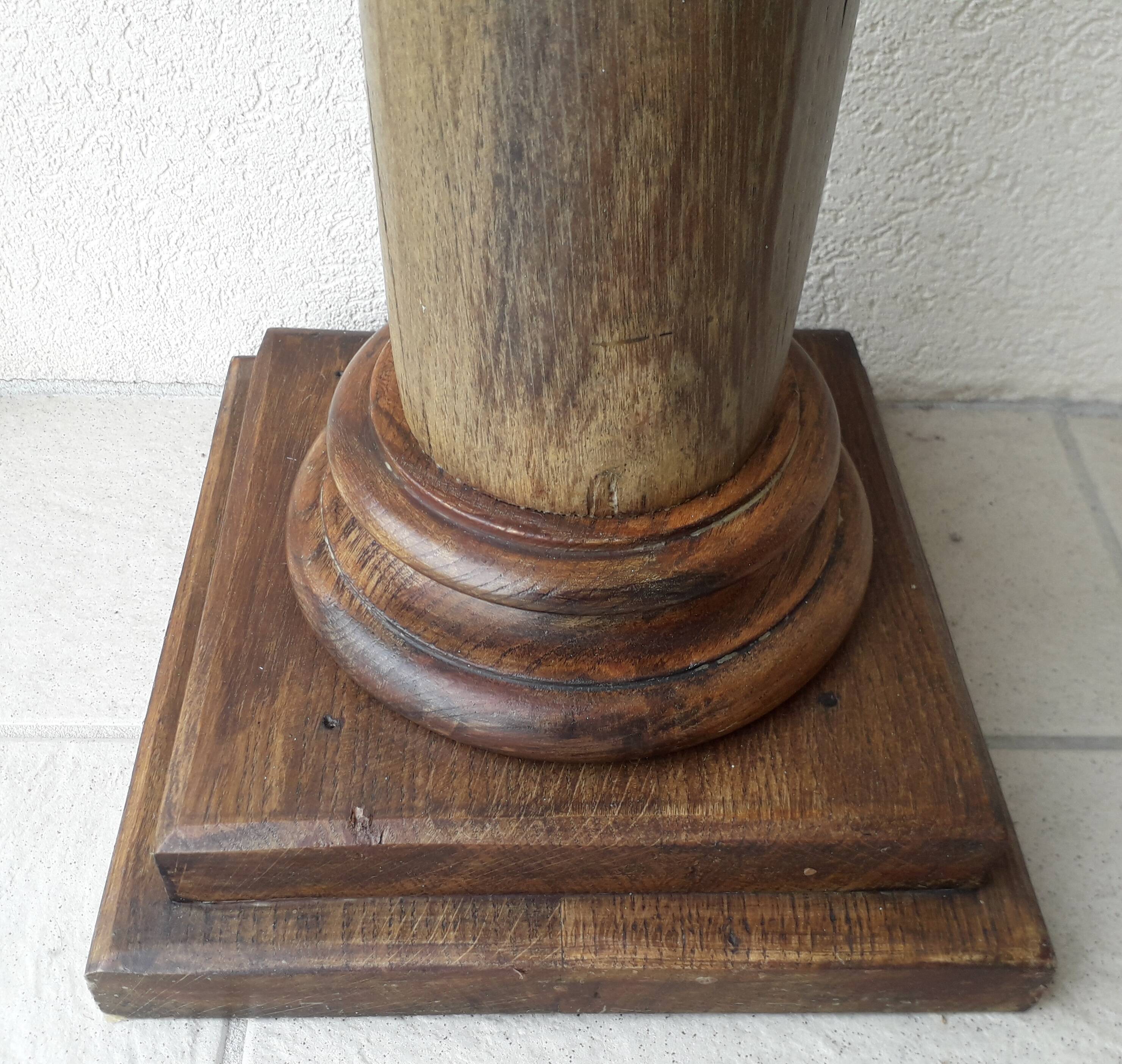 Wooden column