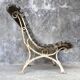 Garden bench - cast iron base and wooden slats