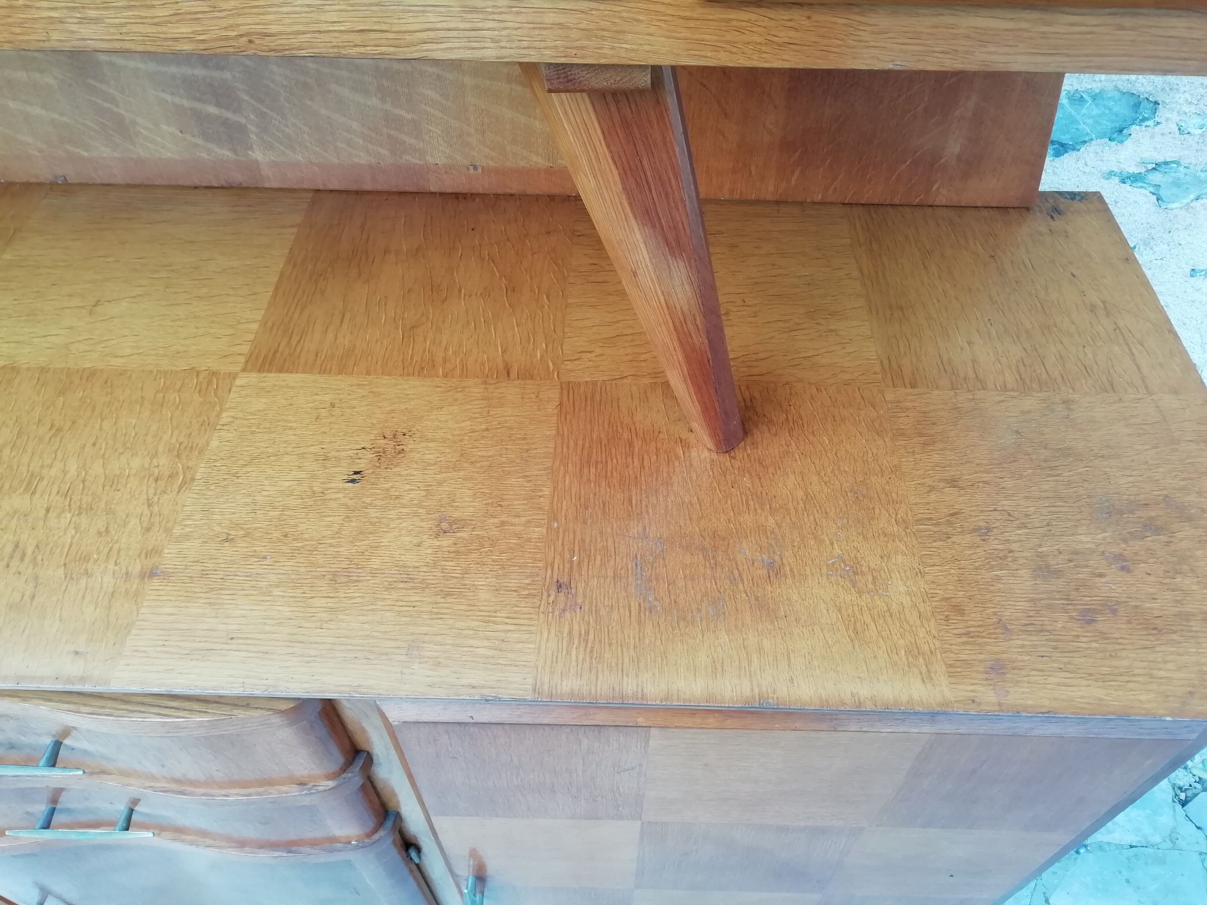 Vintage oak buffet