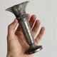 Patinated metal vase