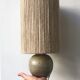 Vintage lampshade day handmade hemp