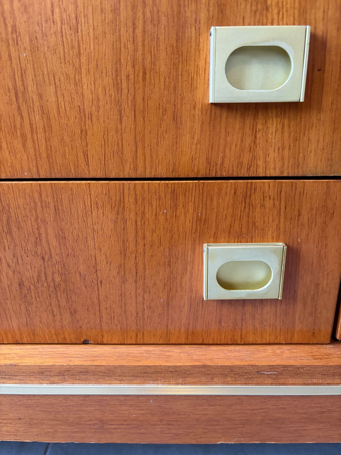 Vintage teak enfilade from the 1960s.
