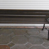 Old garden bench - wood and cast iron