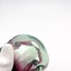 Flavio Poli Seguso Sommerso Green Magenta Ashtray 17.5cm 962g