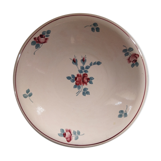 St Amandinoise pink earthenware cup from France
