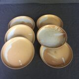 Lot of 6 flat sandstone plates