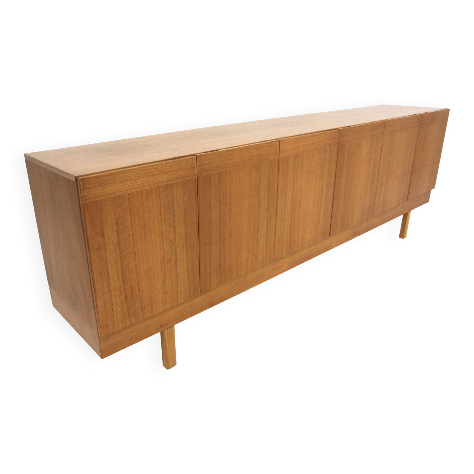 Enfilade scandinave en teck, Troeds, Suède, 1960