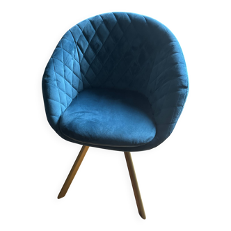 Fauteuil de table velours vintage Luxore La Redoute Interieur