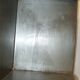 Industrial metal corner shelf
