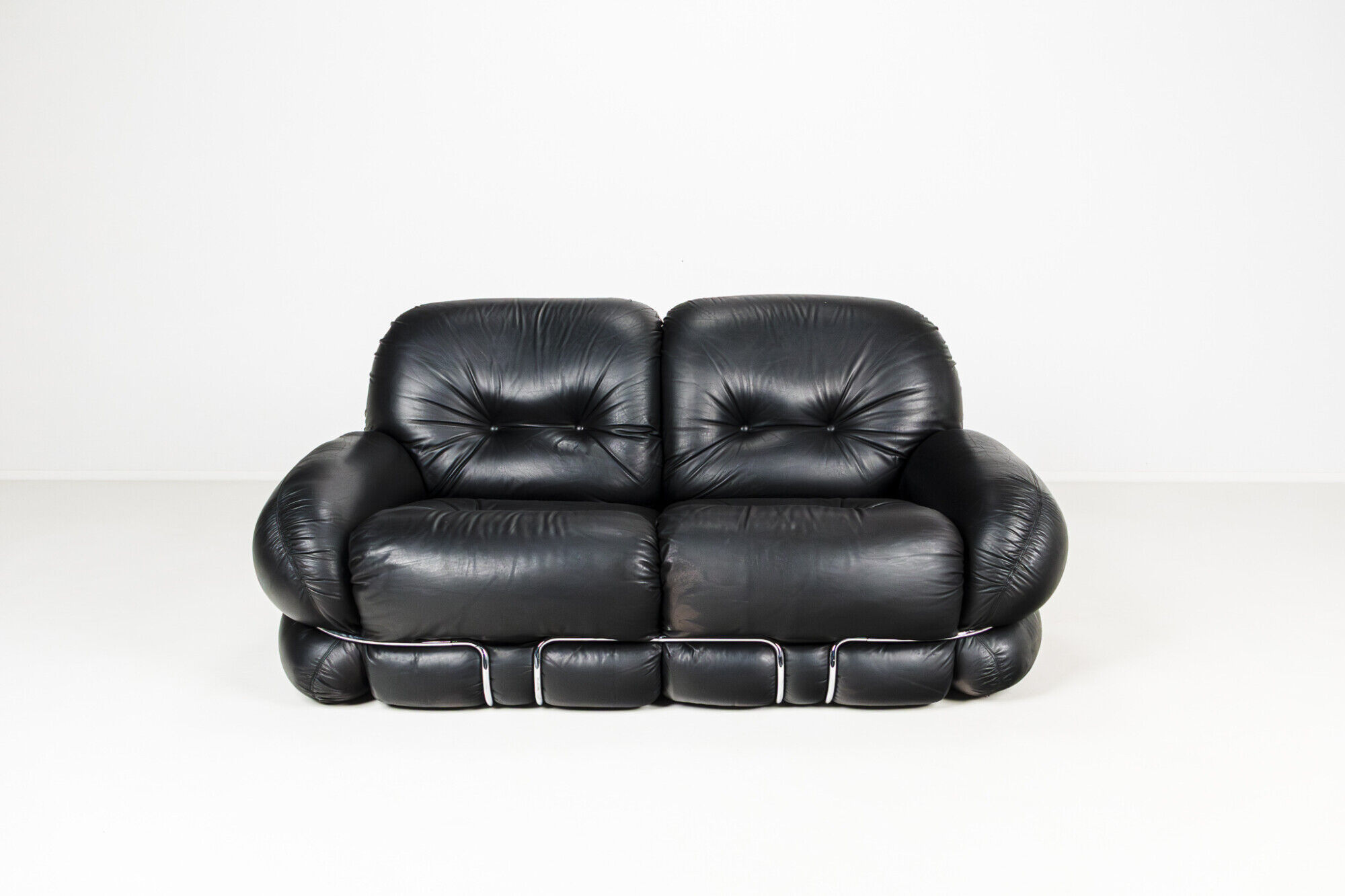 Three-piece lounge set model OKAY by Adriano Piazzesi, Italy, 1970s