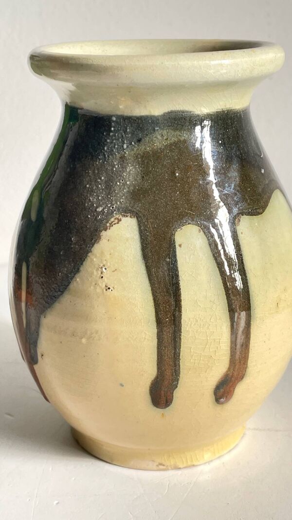 Vase en céramique vintage Aegitna Vallauris France