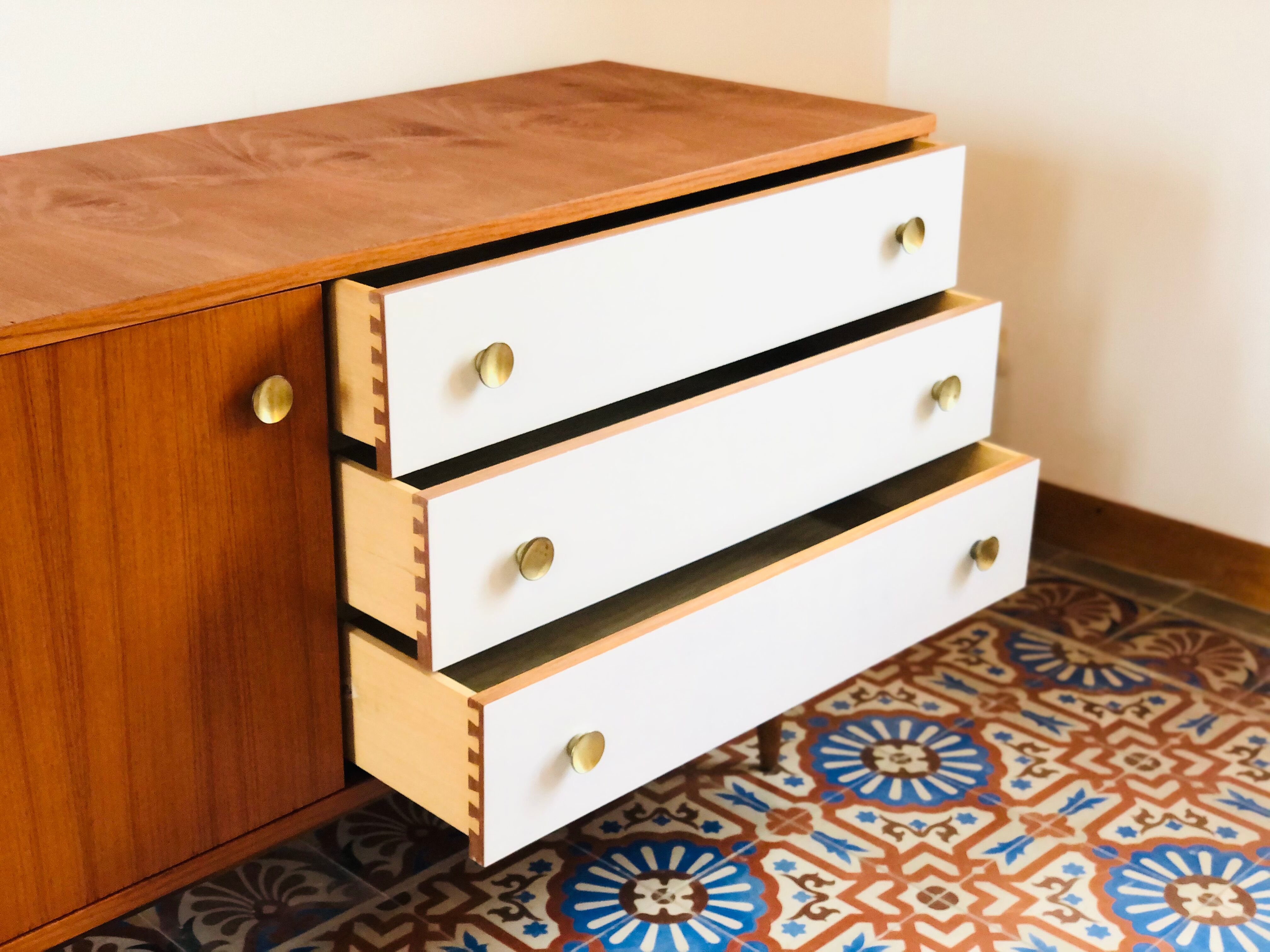 Vintage teak dresser