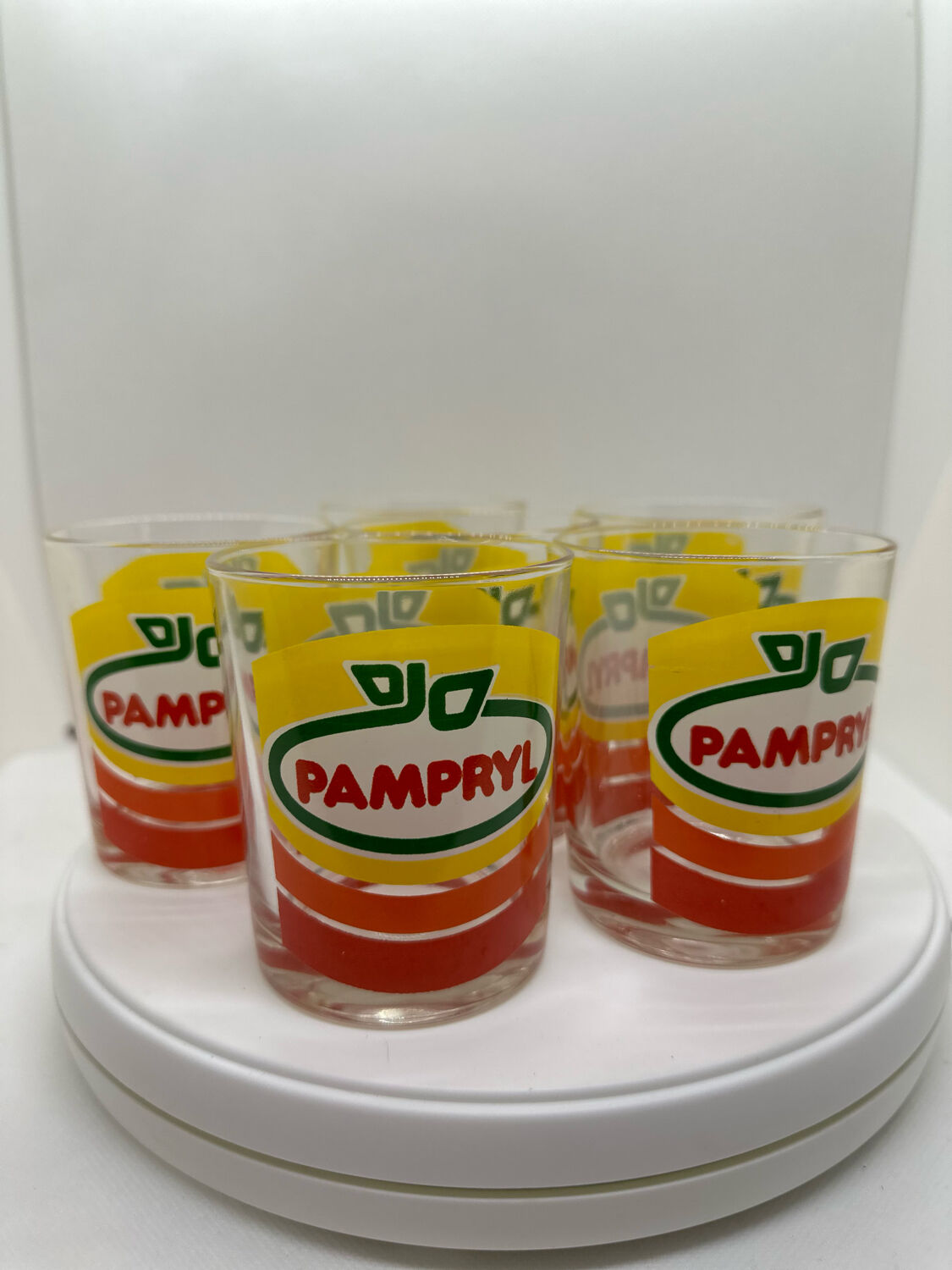 6 juice glasses pampril