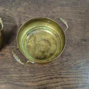 2 jardinières en laiton