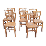 Lot de 8 chaises bistrot