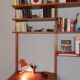 Rival Scandinavian shelves & wall secretary by Kjell Riise, 1960s