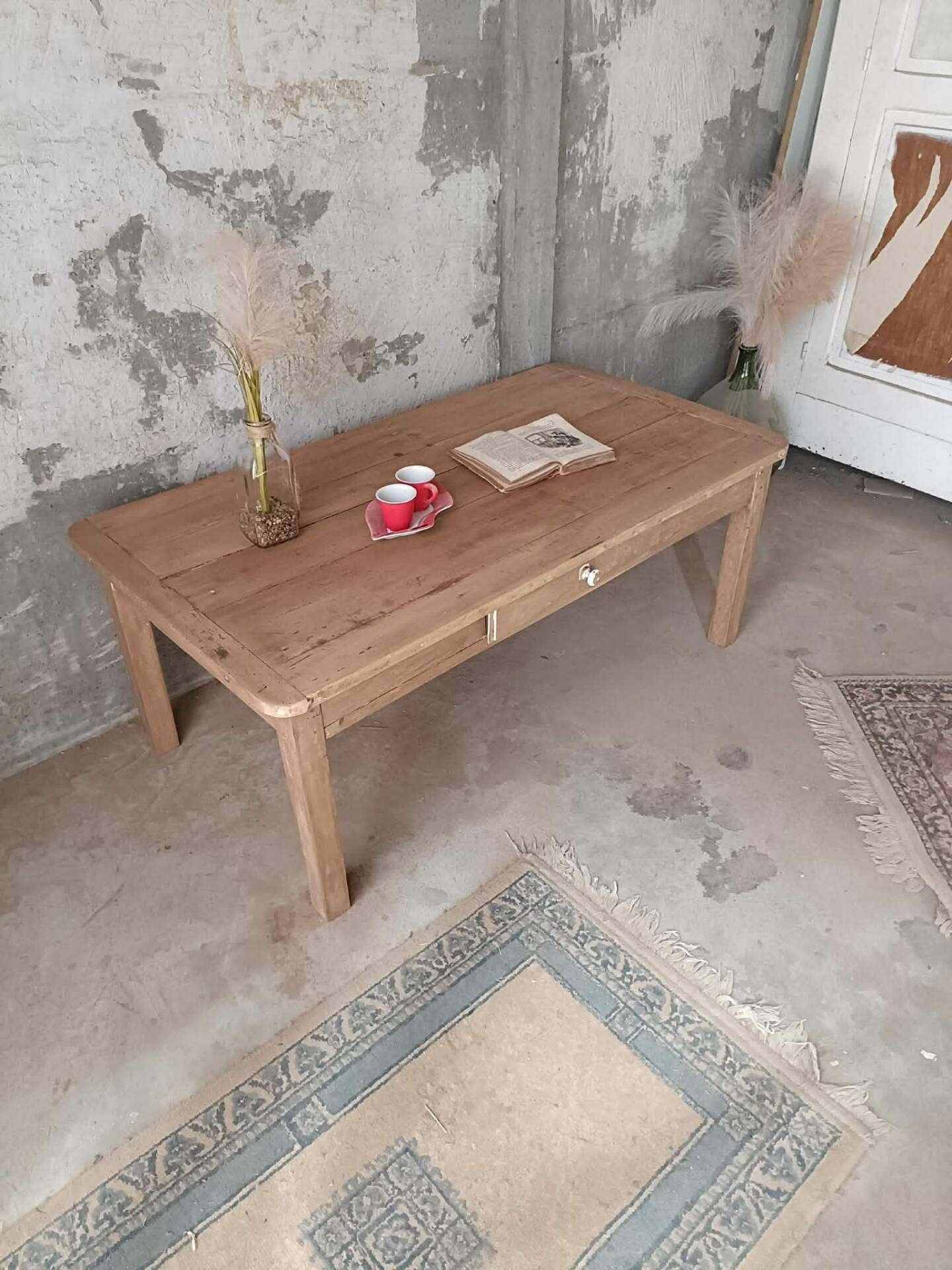 Table basse de ferme