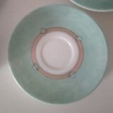 Lot of 4 vintage coffee cups graphic pattern