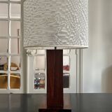 70s wooden lamp