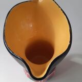 Vase or pitcher in enamelled earthenware Gabriel Fourmaintraux. Vintage. 60's' 70'.