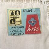 Two matching mixed pillowcases embroidered A B