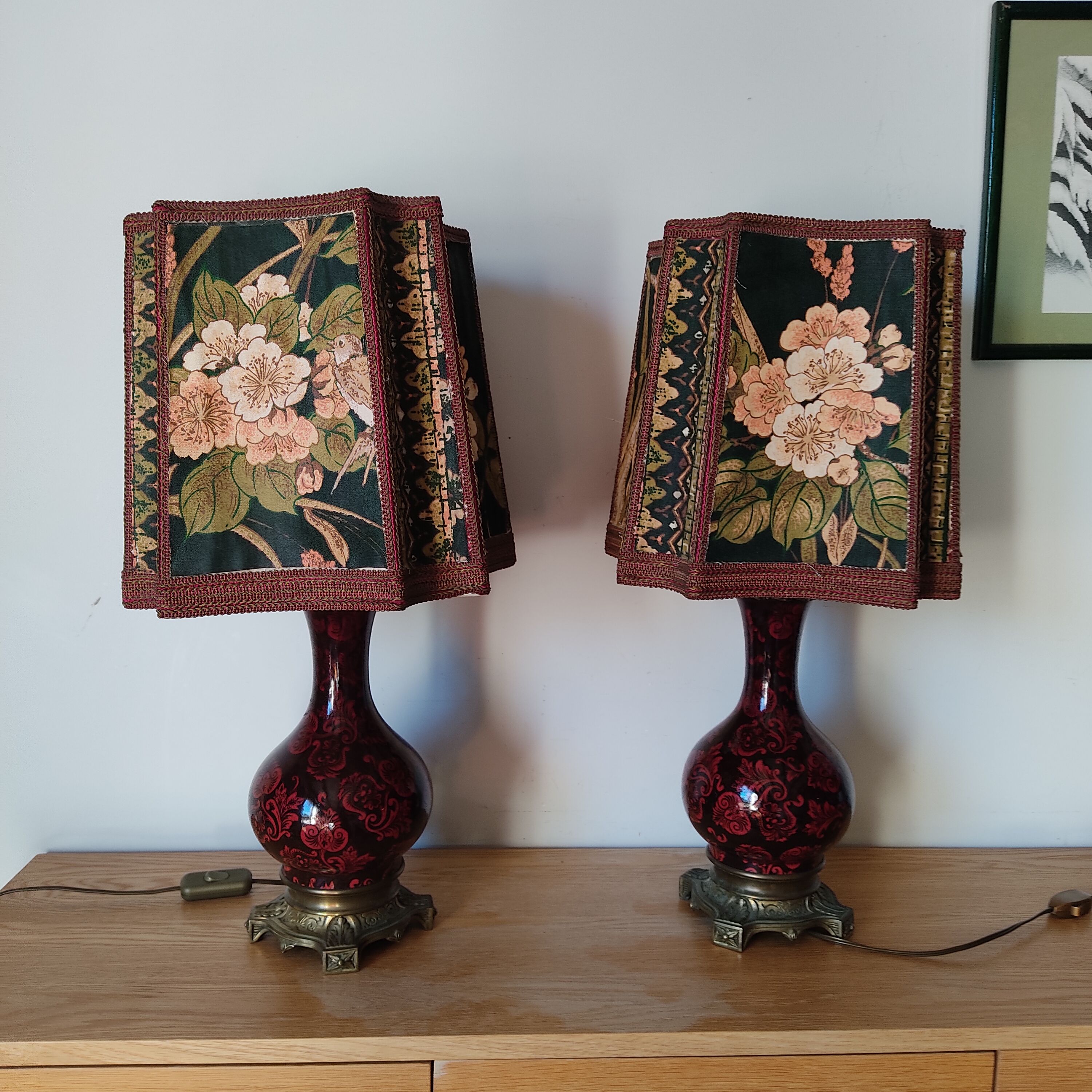 Paire de lampes Napoléon III