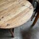 Folding side table in wood ⌀ 81 cm