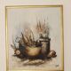 Swedish mid-century oil on canvas "Still Life Composition"