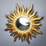 Vintage sunburst mirror, 1960s
