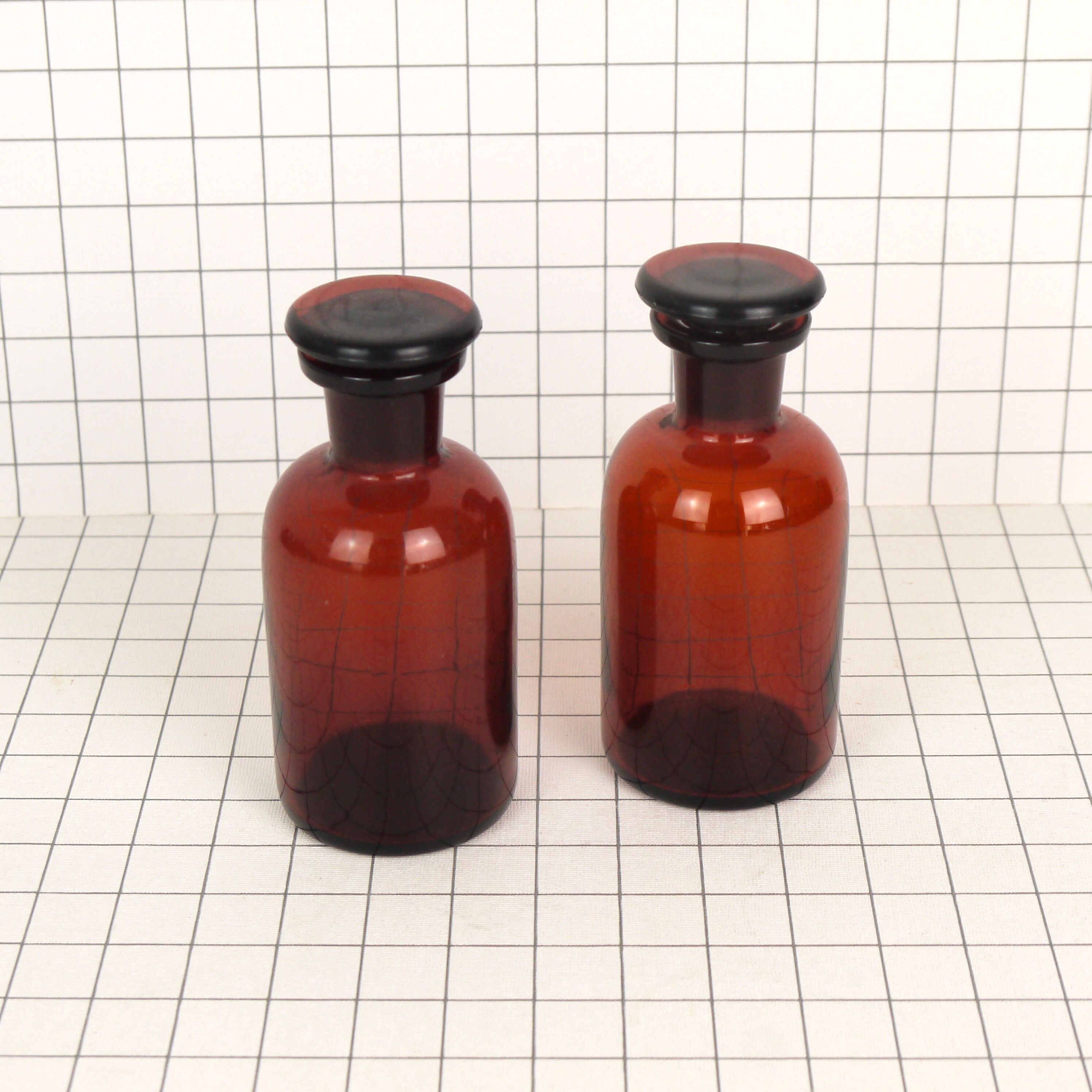 Two bottles of rummaging