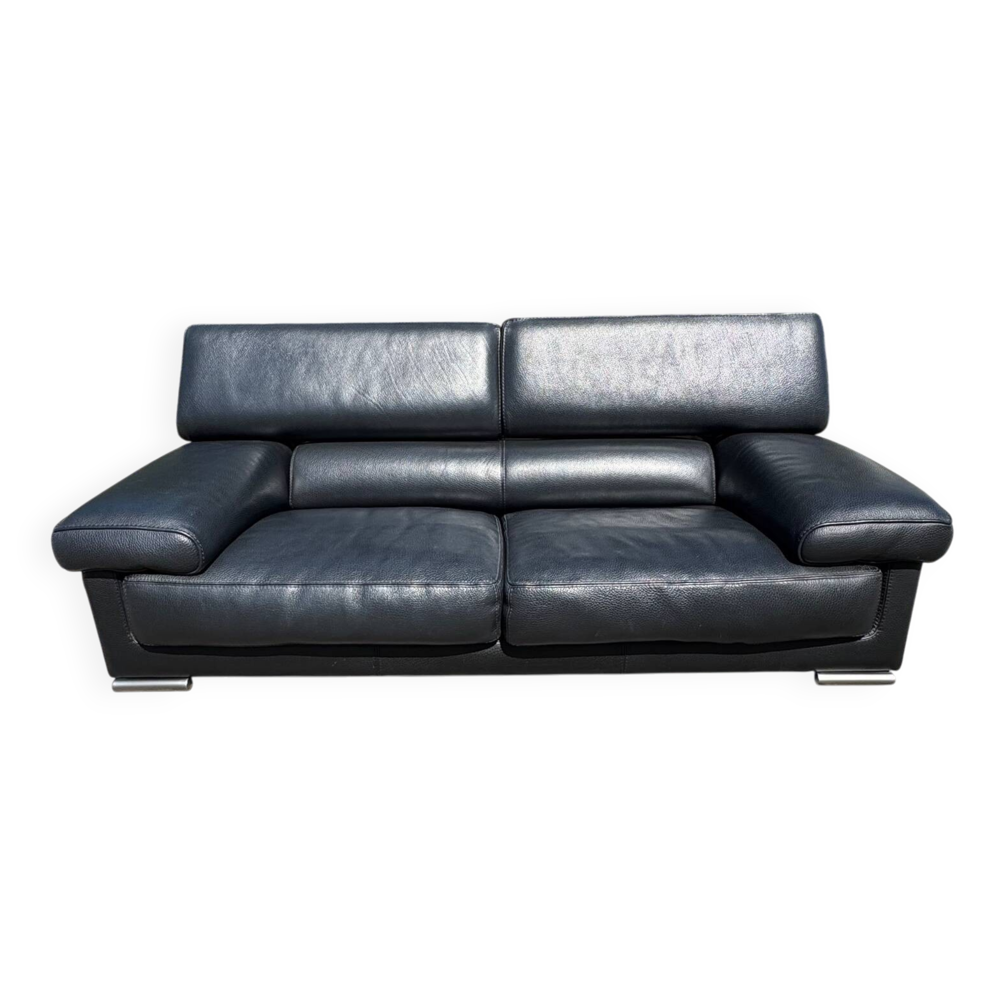 Sofa Roche Bobois black leather