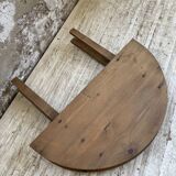 Oval pine farm table with 2m extensions