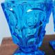 2 verres anciens bleu Charles X