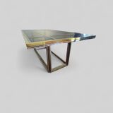 Important Dining Table by Romeo Rega, Italian Design Circa 197