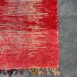 Moroccan rug Beni M'guild red - 154 x 82 cm