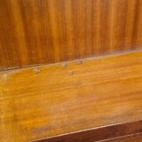 Specchio da ingresso vintage in teak, Italia, anni '50