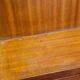 Specchio da ingresso vintage in teak, Italia, anni '50