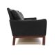 Scandinavian 3-seater leather sofa, Ulferts, Sweden, 1960