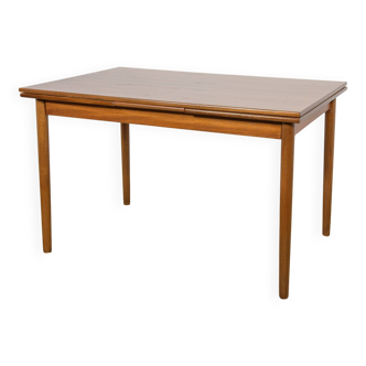 Table de salle à manger extensible en teck, style Mid-Century, Danemark, années 1960
