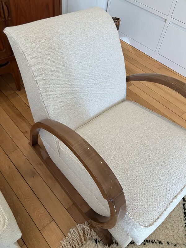 Paire de fauteuils Hugues Chevalier