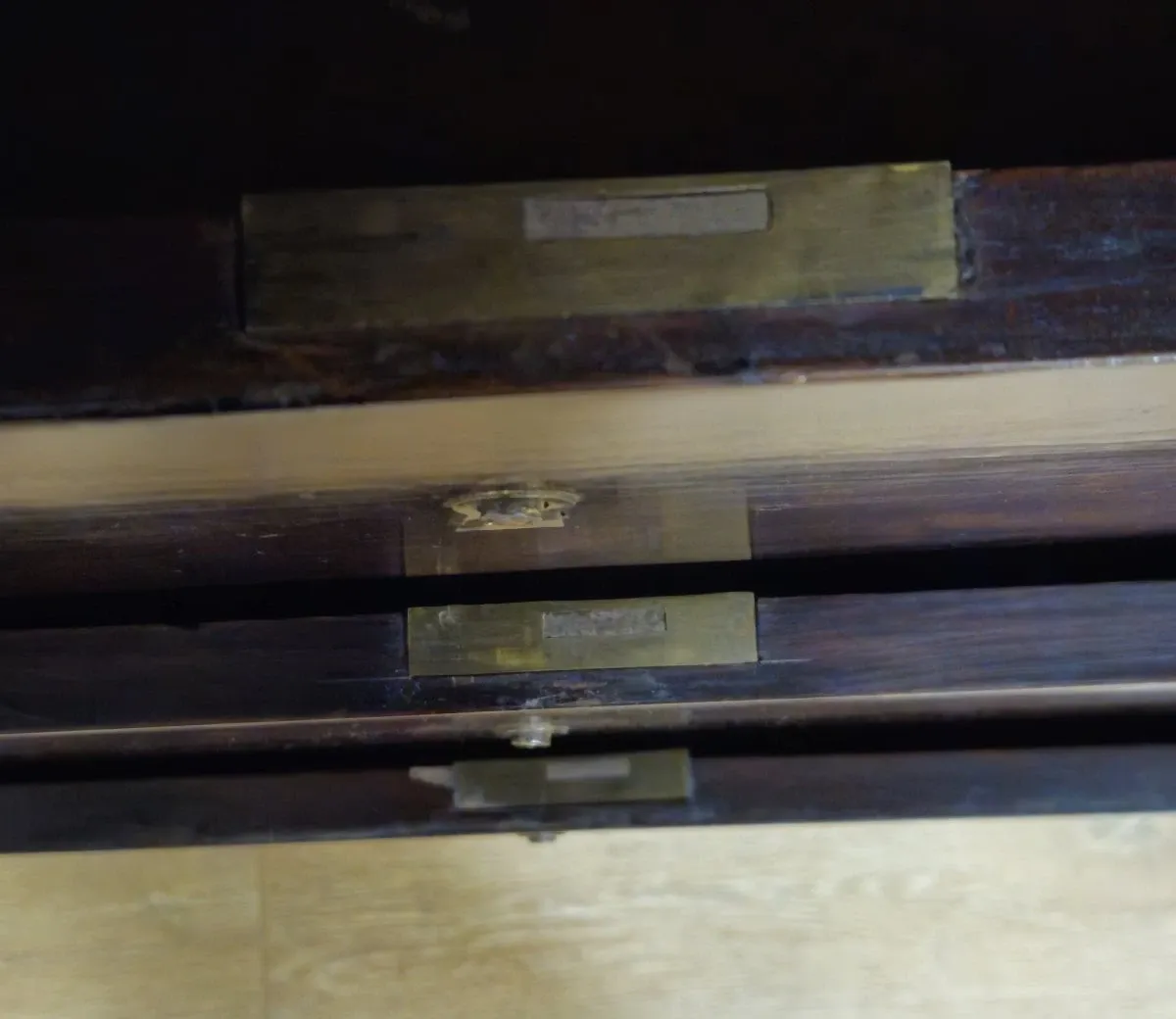 Empire period chest of drawers, early 19th century, in flame mahogany.