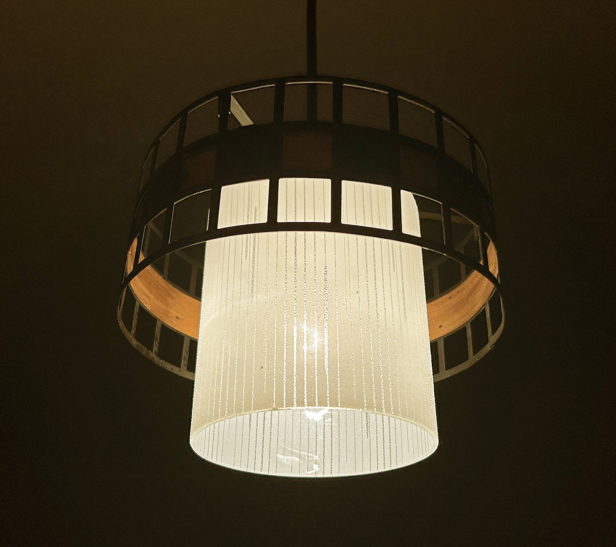 Vintage  Danish Modern Pendant Light