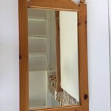 Large mirror 70s/80s solid wood