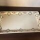 Mehun france earthenware cake dish with empire style floral frieze
