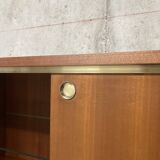 Buffet enfilade XXL teck Paolozzi Monopoly vintage années 60