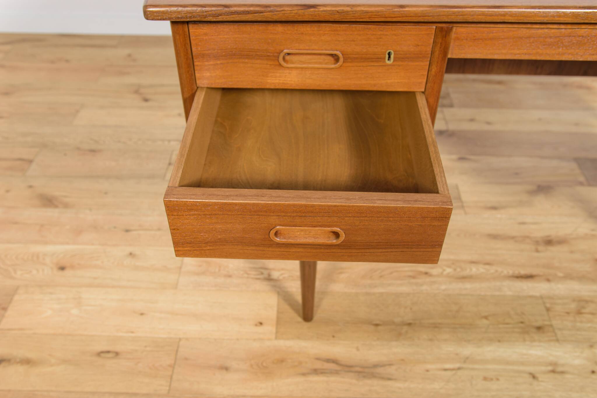 Mid-Century Modern Teak Desk from Edmund Jorgensen, Denmark, 1960s