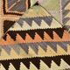 Tapis Kilim turc vintage en laine fait main, couleur délavée, 172 x 284 cm
