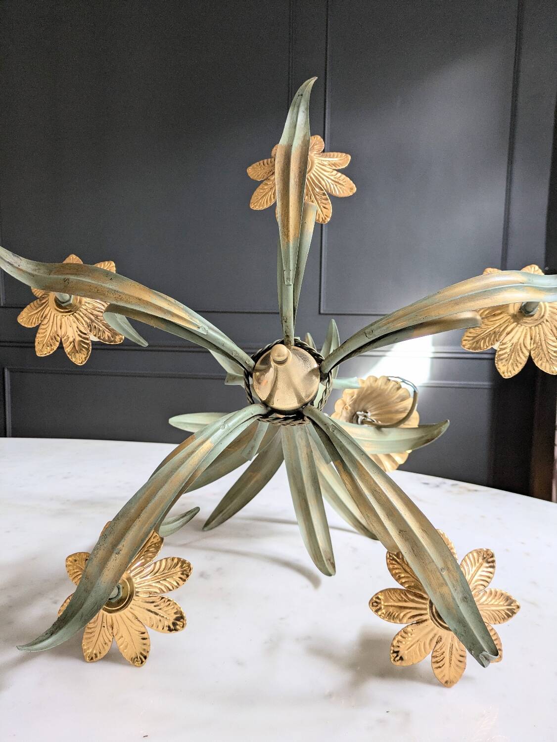 Hollywood Regency chandelier