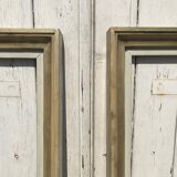 Massive wooden gilded frame