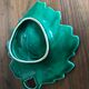 Ceramics leaf Sarreguemines
